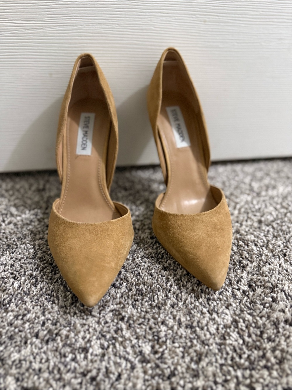 Steve Madden Black Pointed Toe Stiletto Heels